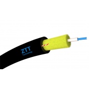Kabel światłowodowy ZTT microADSS 1J, G.657B3, czarny, 3 mm, TPU